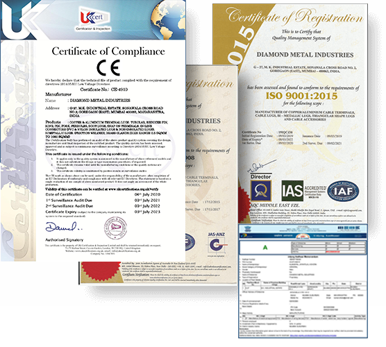 COPPER TUBULAR TERMINALS